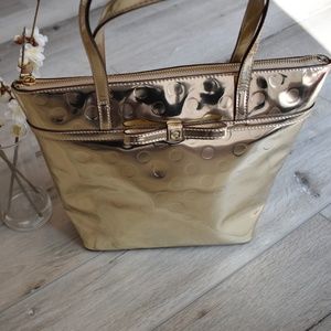 Gold Kate Spade Tote